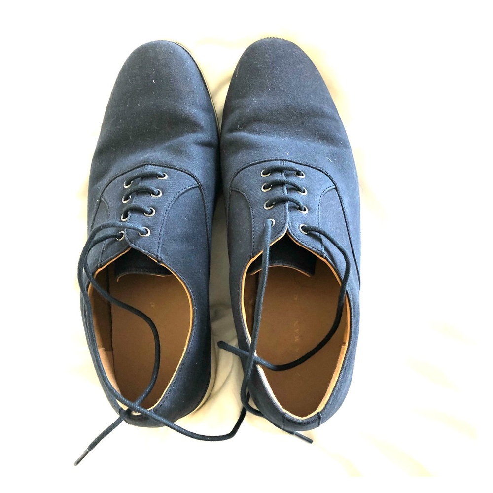 Zara Dressy Casual Navy Shoes! Like new!